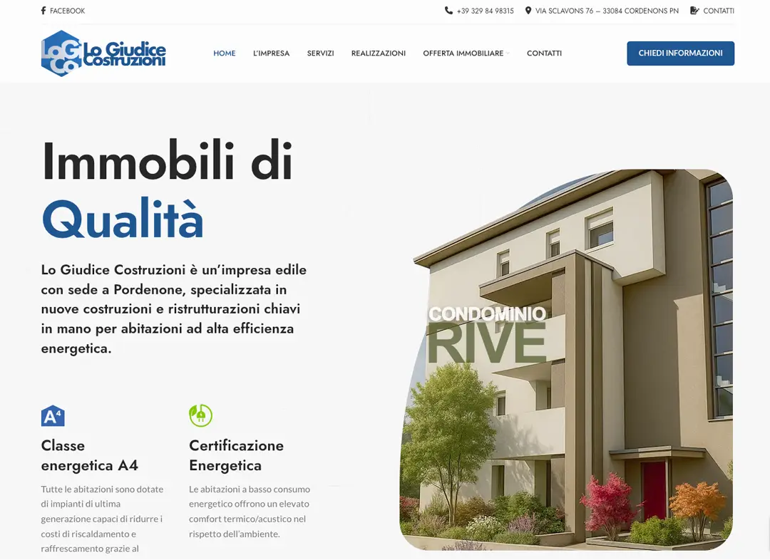 Fase di costruzione seguita direttamente da Lo Giudice Costruzioni