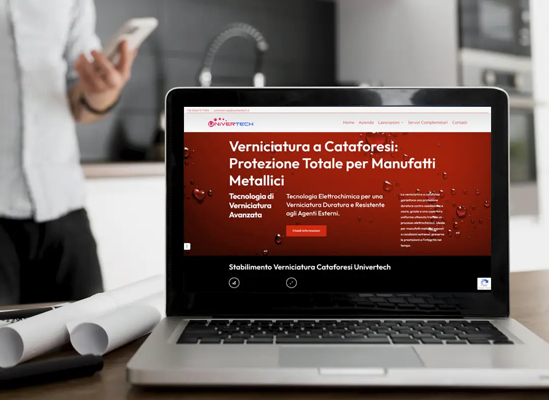 Verniciatura a polvere industriale Univertech - progetto MCWD"