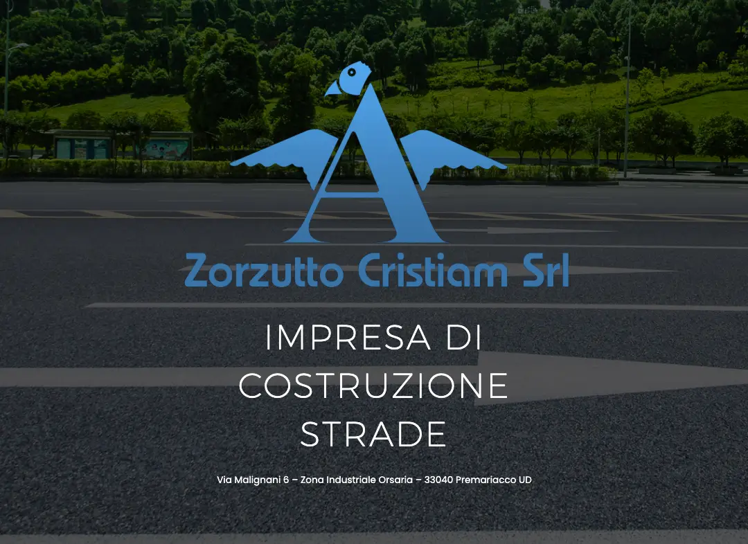 Costruzione strade e asfaltatura a Premariacco da Zorzutto Cristiam SRL