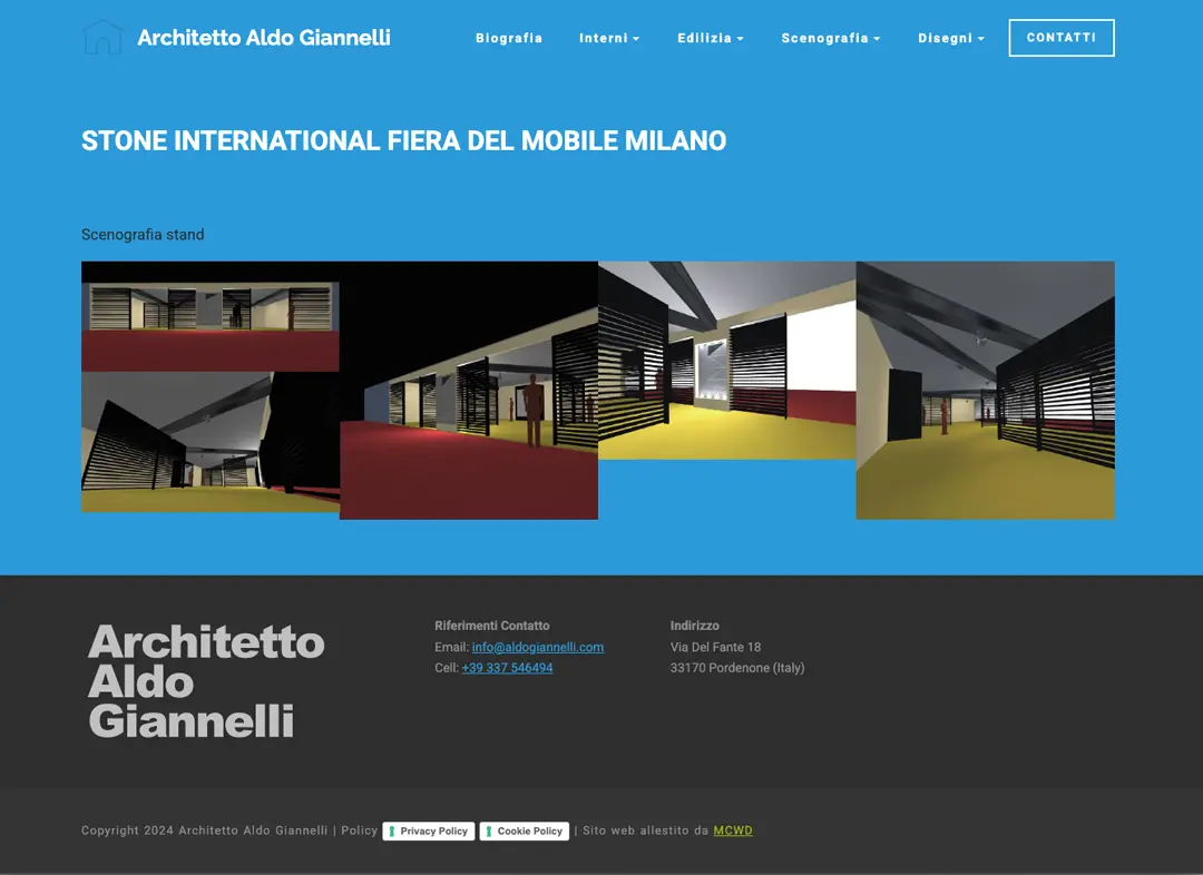 allestimento-fiere-arredamento-giannelli Allestimento fieristico progettato da Aldo Giannelli per il settore arredo