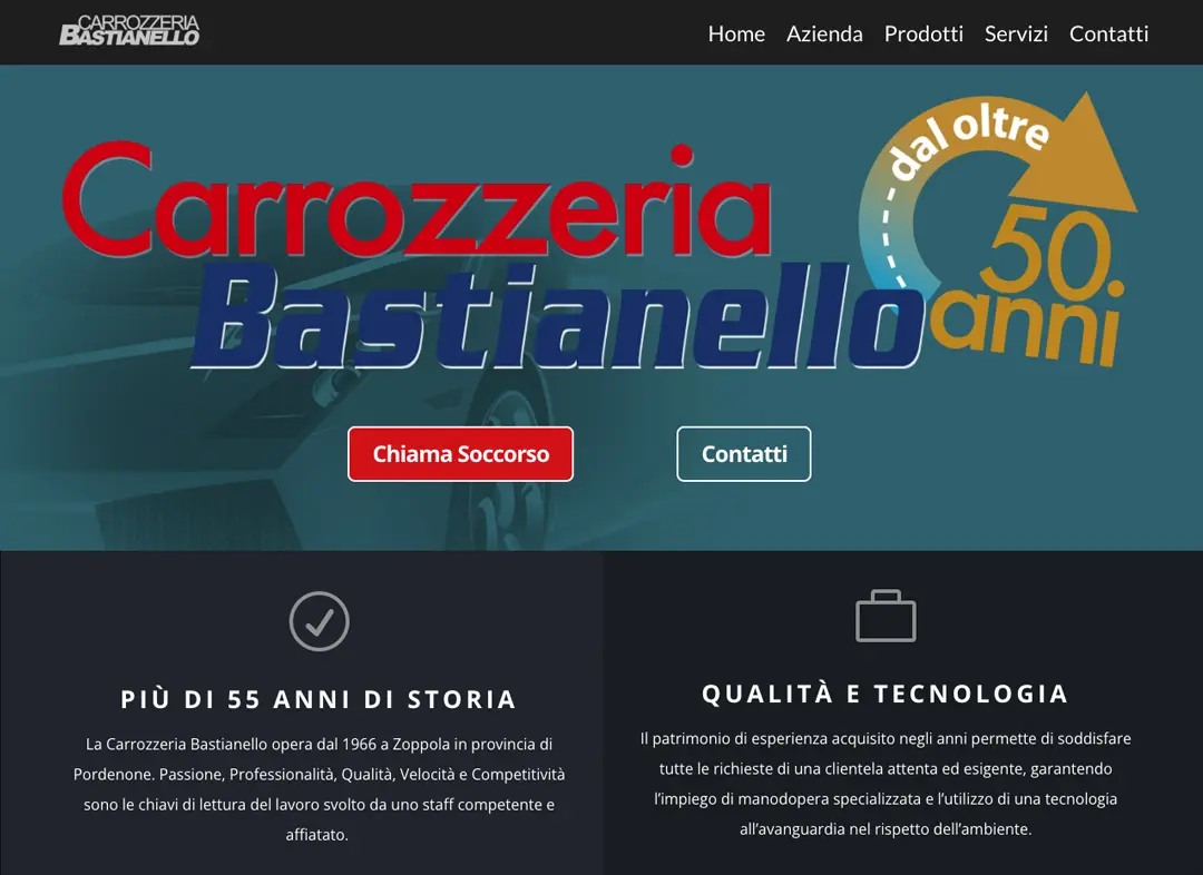 Officina Carrozzeria Bastianello a Cusano di Zoppola