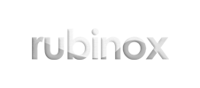 rubinox Logo Rubinox realizzato da MCWD per rubinetteria professionale in acciaio inox