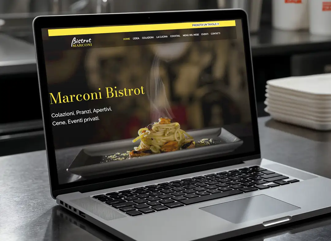 Piatto gourmet del Marconi Bistrot con ingredienti di stagione