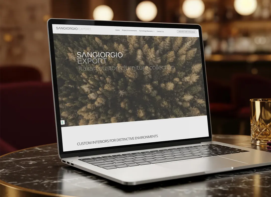 Arredamento Luxury Made in Italy Arredamento luxury italiano con ambientazione digitale creata da MCWD